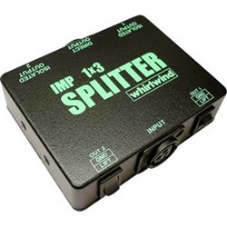 Whirlwind SP1x3 Mic Splitter - Single 1 In 1 Direct and 2 Iso Out w/ Ground Lift On Out Number2 and Out Number3